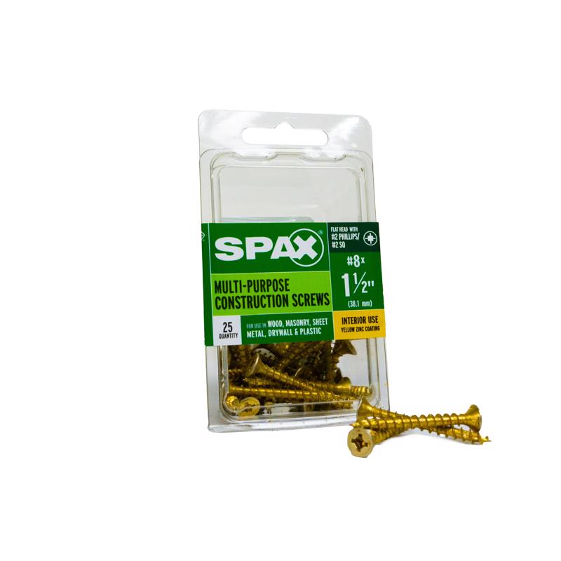 SCRW SPAX FH8X1.5YLWBX25