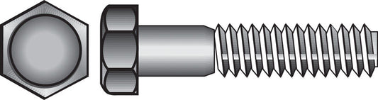HEX BOLT STL ZNC 5/8X9"