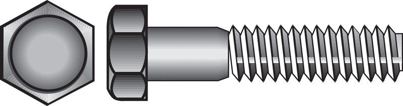 GALV HX BOLTS 3/8X1