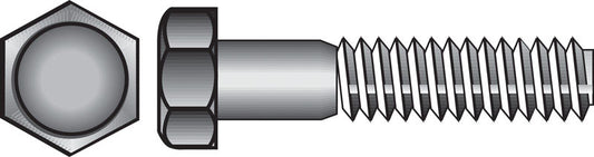GALV HX BOLTS 3/8X2
