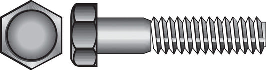 GALV HX BOLTS 3/8X8