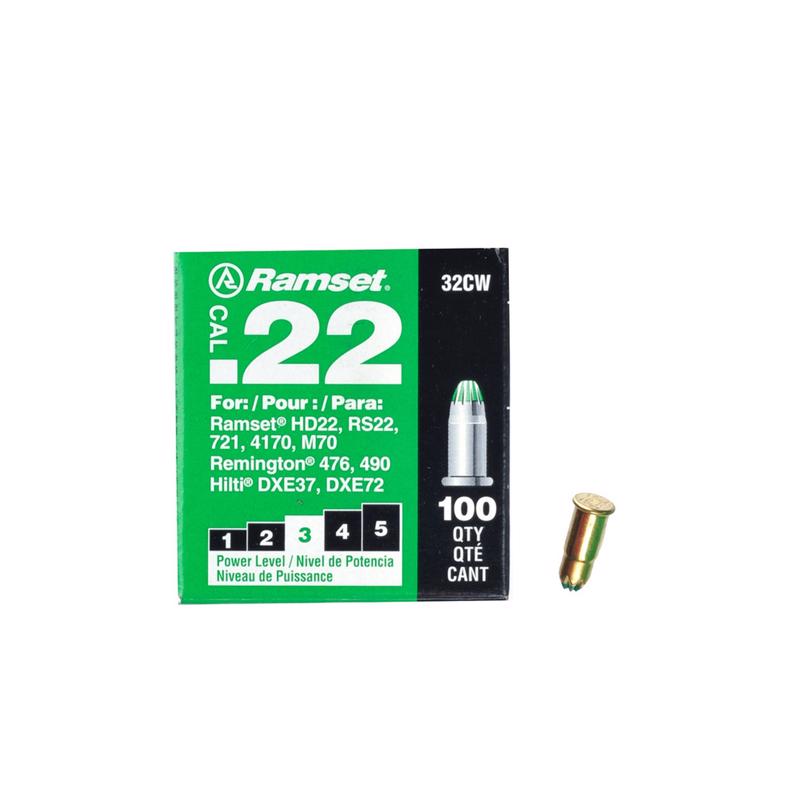 POWDR LOAD .22" GR 100PK