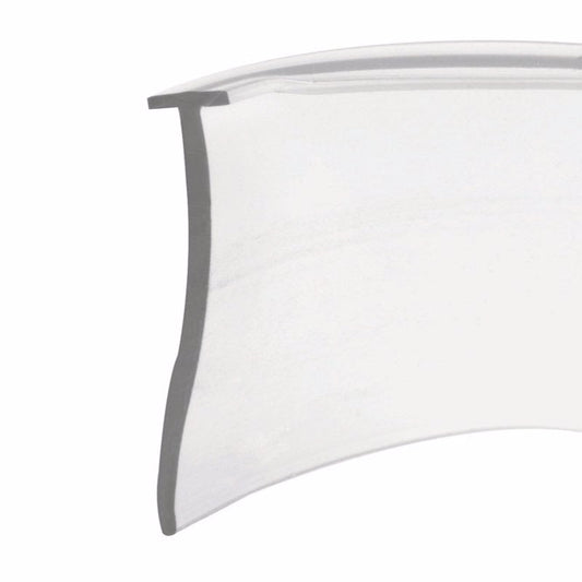 SHOWER DOOR SEAL CLR 1"