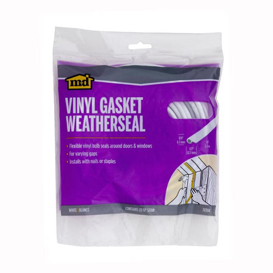 GASKET WTHRSL VNL WHT