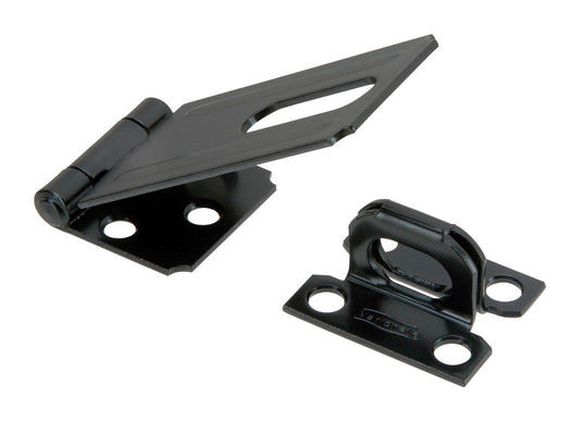 SAFETY HASP BLACK 3-1/4"