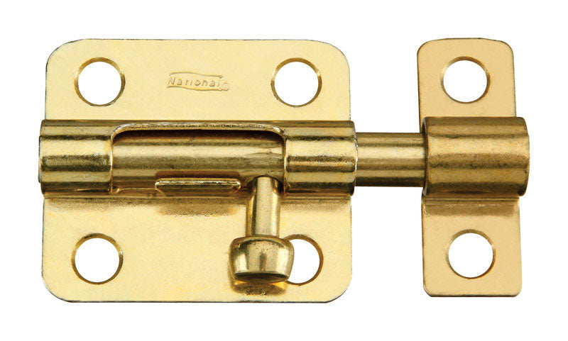 BARREL BOLT BRASS 2-1/2