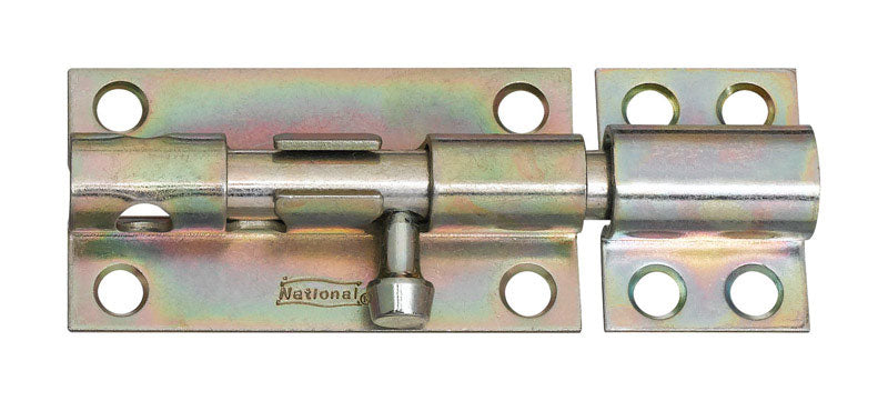HVY BARREL BOLT ZN PLT4"
