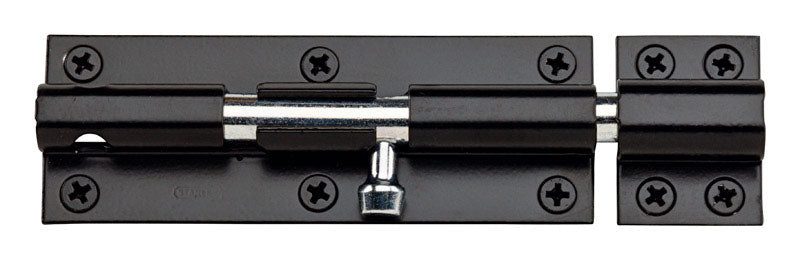 HVY BARREL BOLT BLACK 6"