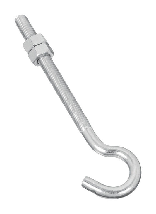 HOOK BOLT ZNC PLT5/16X5"