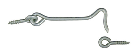 HOOK & EYES ZNC PLT 4"