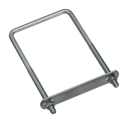 SQUARE U-BOLT ZN3/8X4X7"