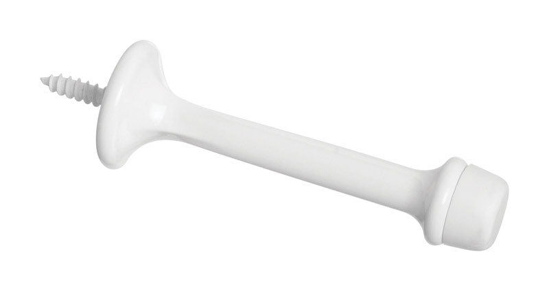 RIGID DOOR STOP WHITE 3"