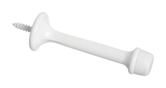 RIGID DOOR STOP WHITE 3"