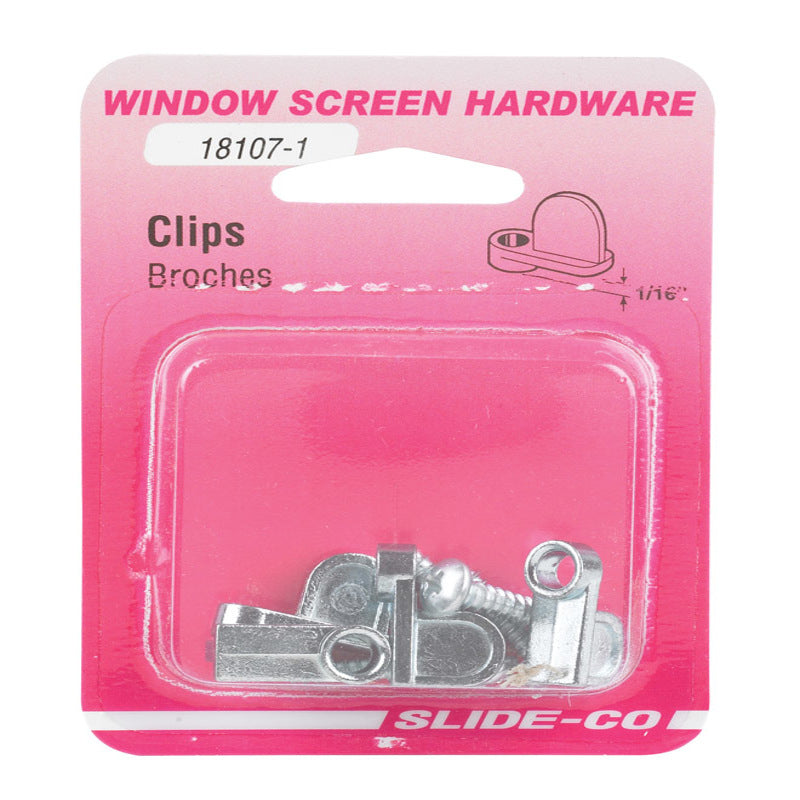 CLIP SCREEN 1/16"MNT CD4