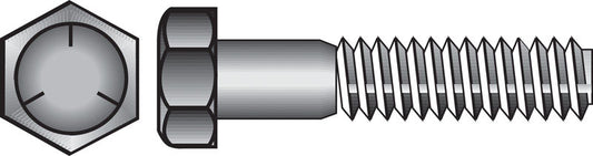 HX HD CP SCRW STL 1/2X2"
