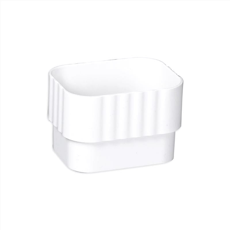 DOWNSPOUT CONNECTOR WHT