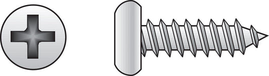 SCRW SM PAN SS 8X1/2B100