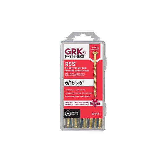 STRCTRL SCREW 5/16X6"