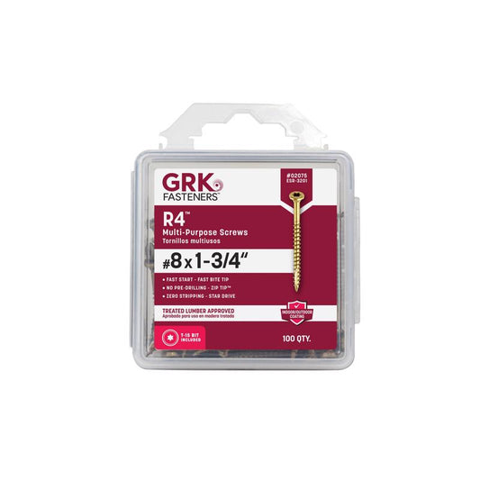 R4 SCREW #8 X 1-3/4"