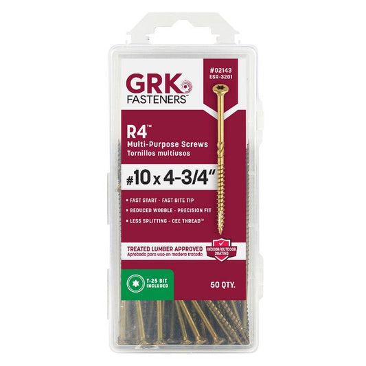 R4 SCREW #10 X 4-3/4"