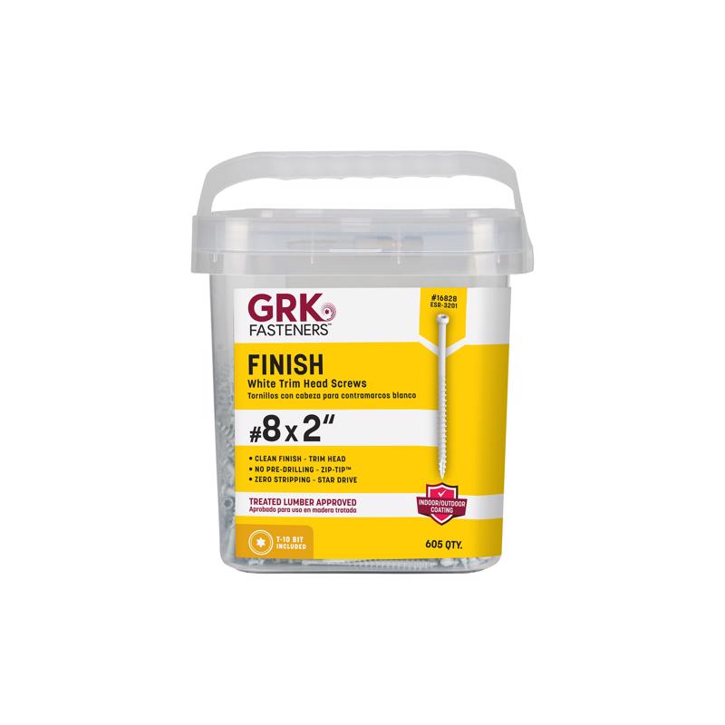 TRIM SCREW #8 X 2"L