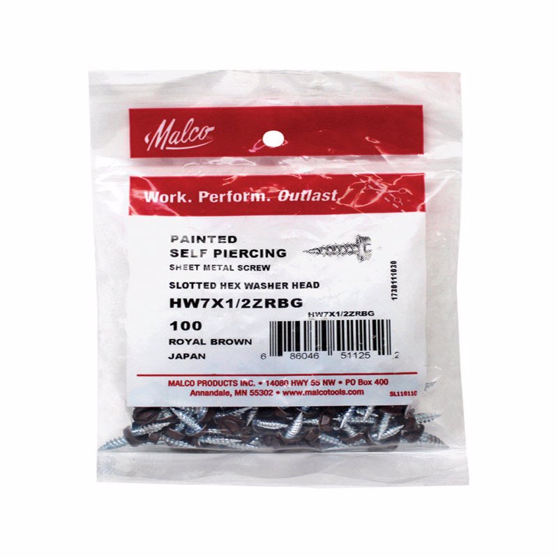 SHEETMETAL SCREWS BROWN