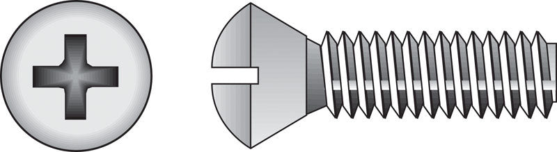 MCHN SCRW OVL STL 1-1/4"