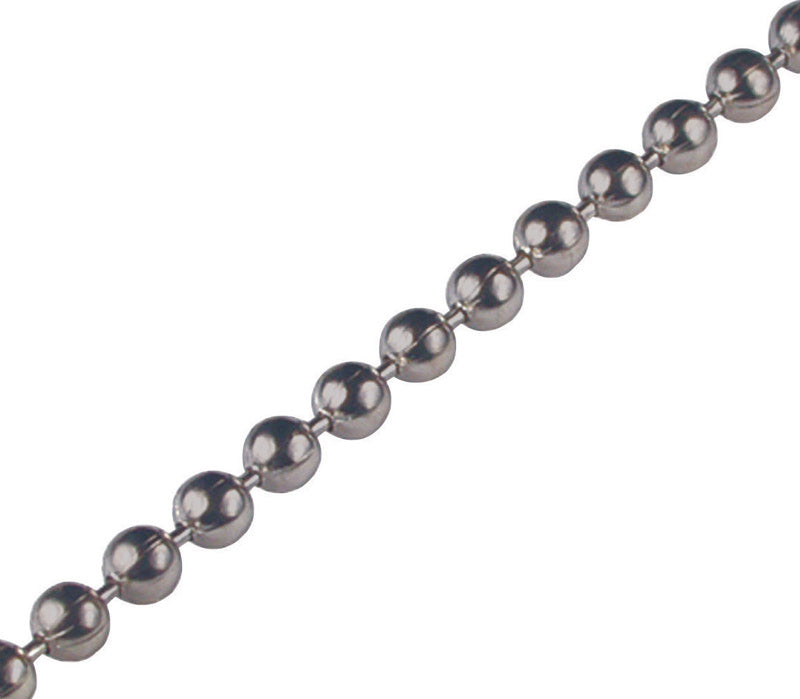 CHAIN BEAD NCKL 100'