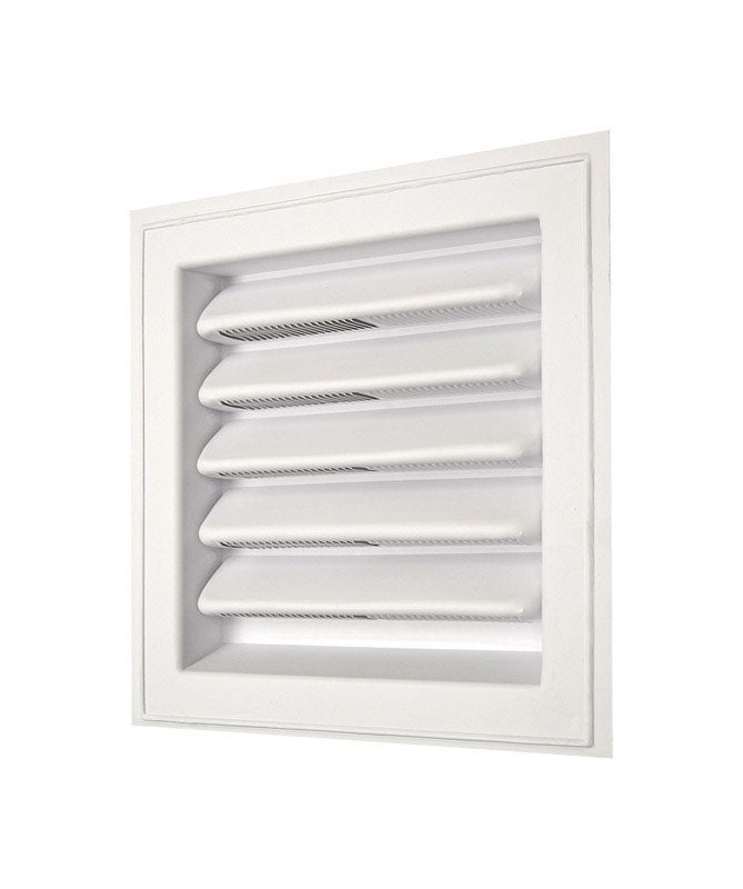 LOUVER WHT PLSTC 12X12"
