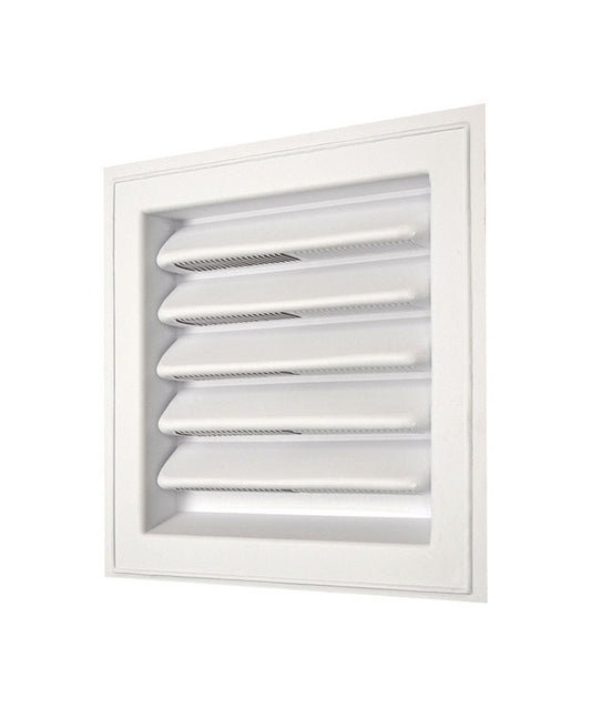 LOUVER WHT PLSTC 12X12"