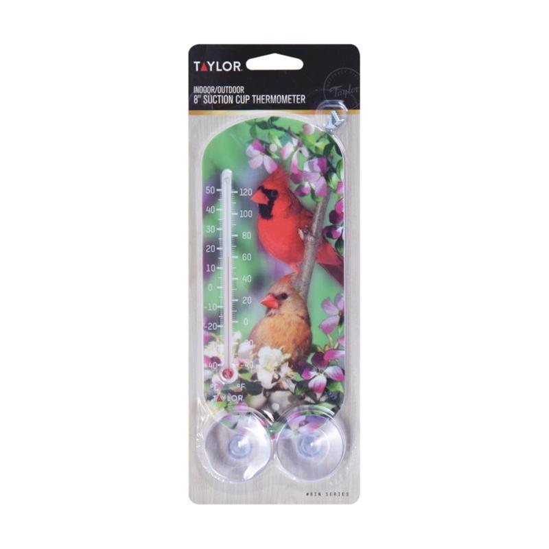 Taylor Tube Thermometer Plastic Multicolored 8 in.