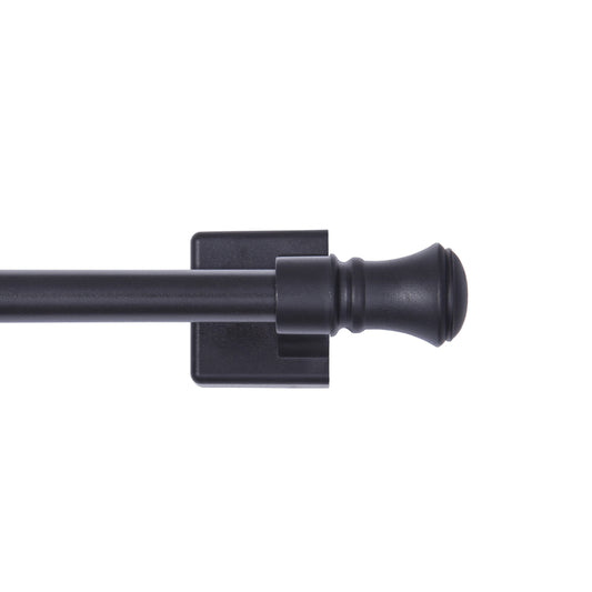 Kenney Black Traditional/Transitional Magnet Cafe Rod 16 in. L X 28 in. L