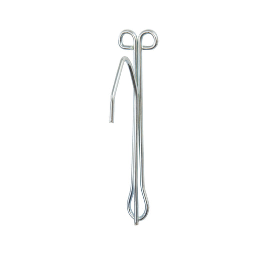 Kenney Silver Traditional/Transitional Pin On Hook n/a in. L