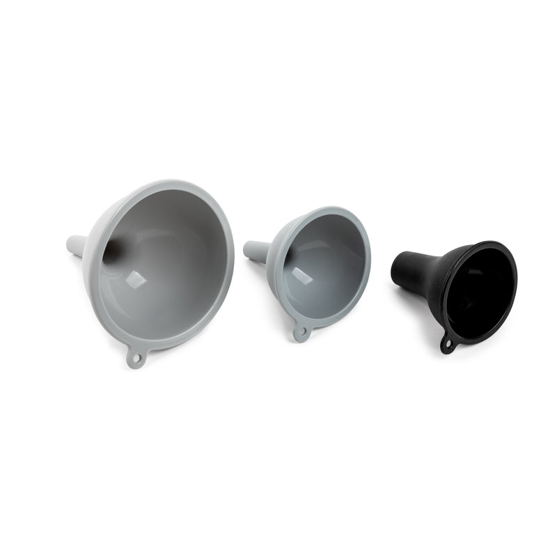 FUNNEL SET SILICONE 3PC