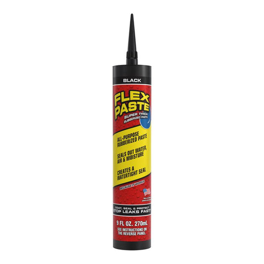 Flex Seal Family of Products Flex Paste Black Rubberized Paste 9 fl. oz.
