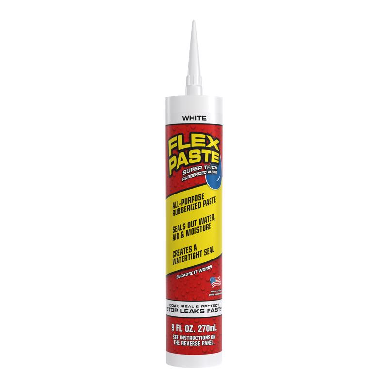 RUBBER PASTE WHITE 9OZ