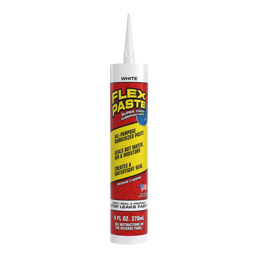 RUBBER PASTE WHITE 9OZ