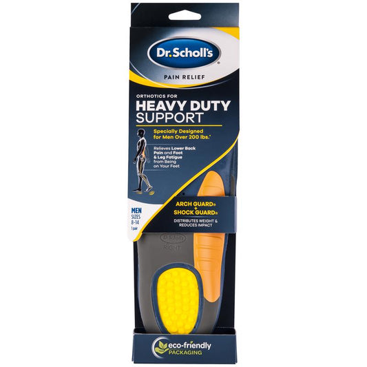 Dr Scholl's Heavy Duty Support Insoles 8-14 Multicolored 1 pair