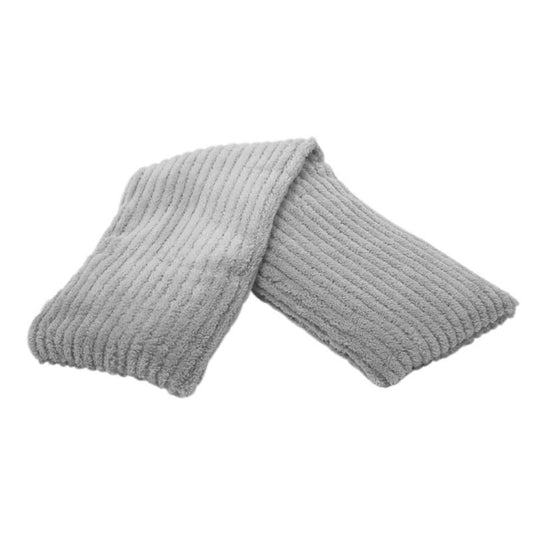 NEC/SHLDR WRAP RIBD GRY