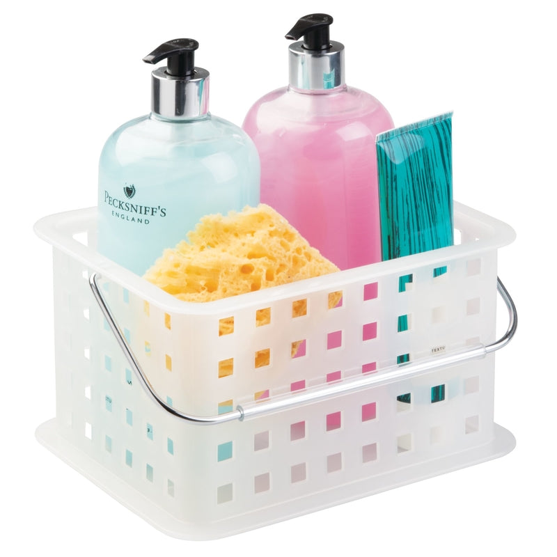 BASKET W/HDL CLR9X6.5X5"