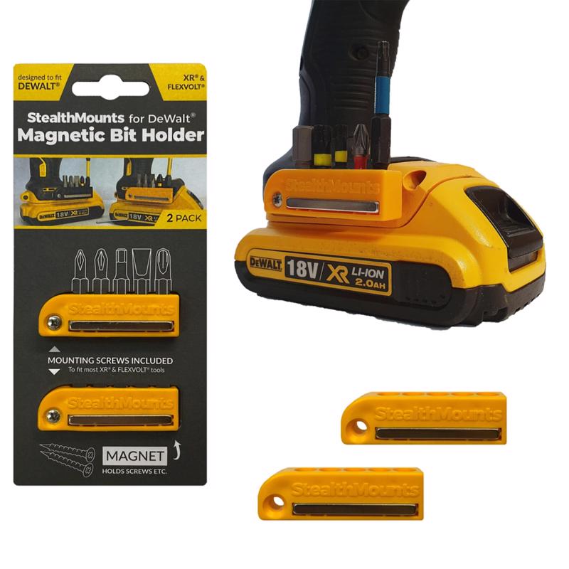 HOLDR MAGNTC BIT YLW 2PK