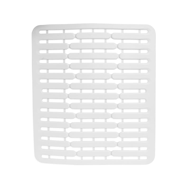 SINK MAT SILICON WHT 13"