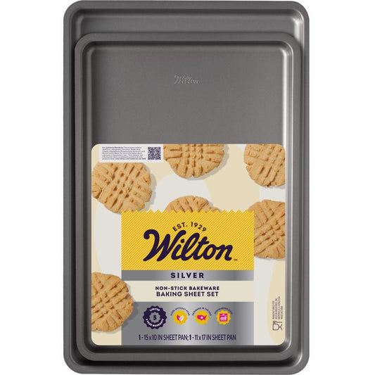 COOKIE SHEET SET STL 2PC