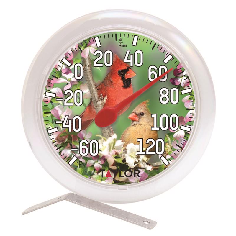 THEROMETER 6"RND BIRDS