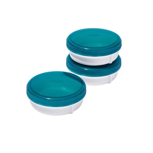 DRSNG CNTNR RND BLU 3PC
