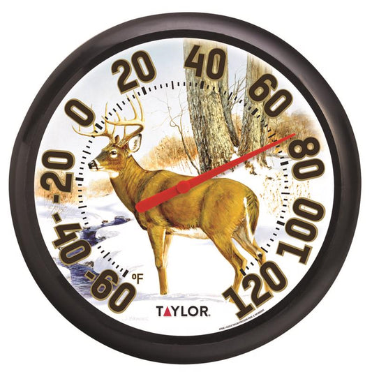 Taylor Dial Thermometer Plastic Multicolored 13.25 in.