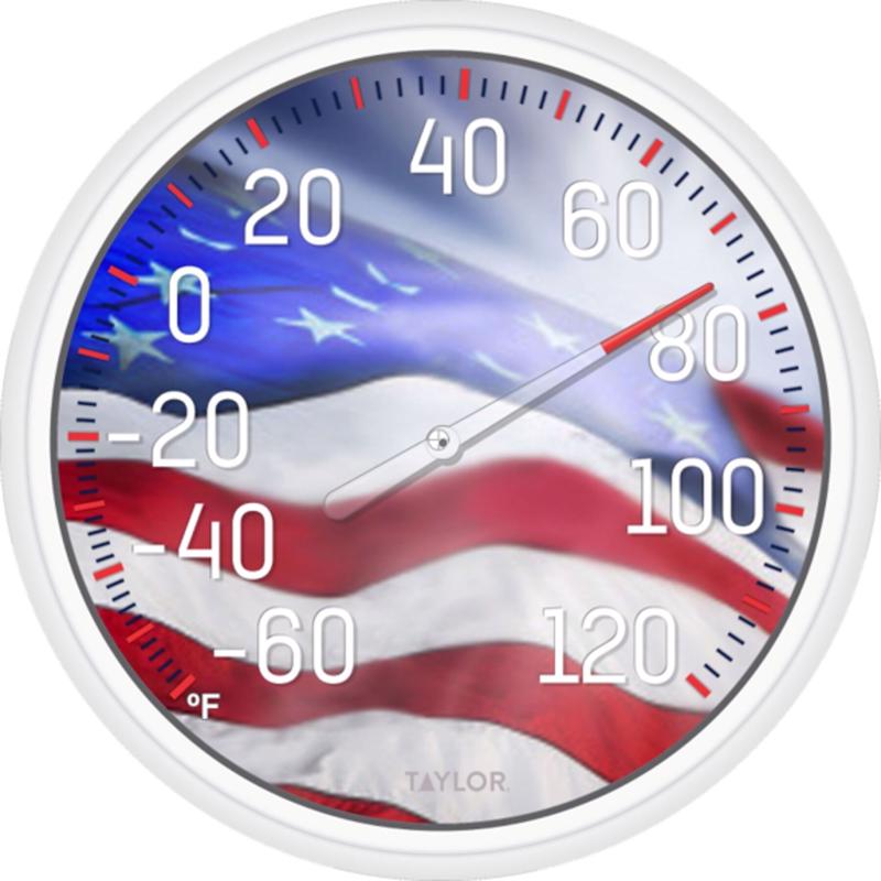 Taylor Dial Thermometer Plastic Multicolored 13.25 in.