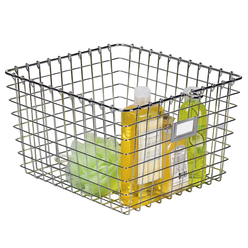 LOCKER BASKET MED CHROME
