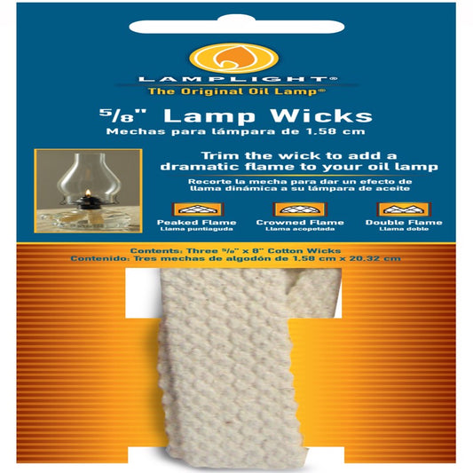 FLAT WICK 5/8" OIL LAMP