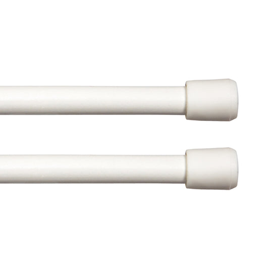 Kenney White Traditional/Transitional Tension Rod 11 in. L X 16 in. L